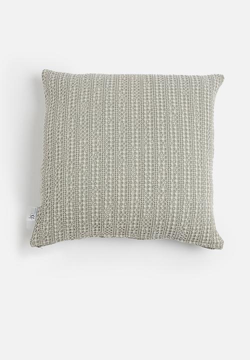 Sixth Floor - Waffle cushion cover - grey