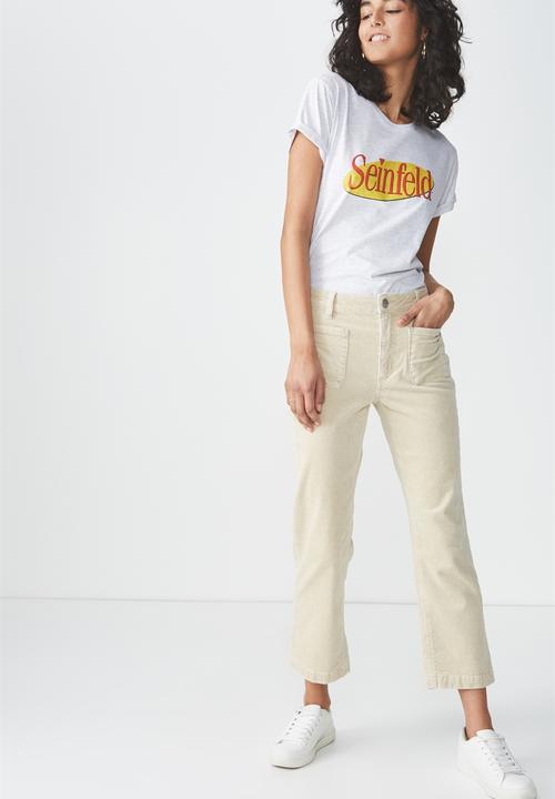 Cotton On - Tbar fox graphic tee - grey 