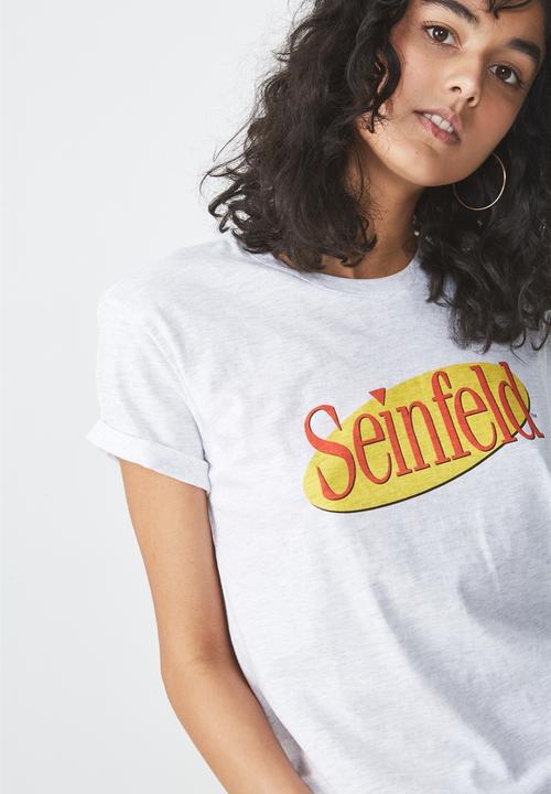 Cotton On - Tbar fox graphic tee - grey 