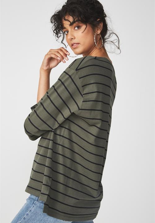 Cotton On - The amelia longs tee - green 