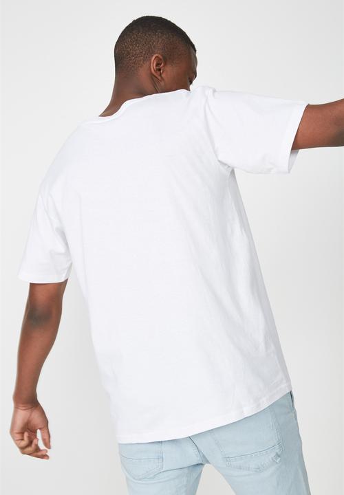 Cotton On - Essential skate tee - white