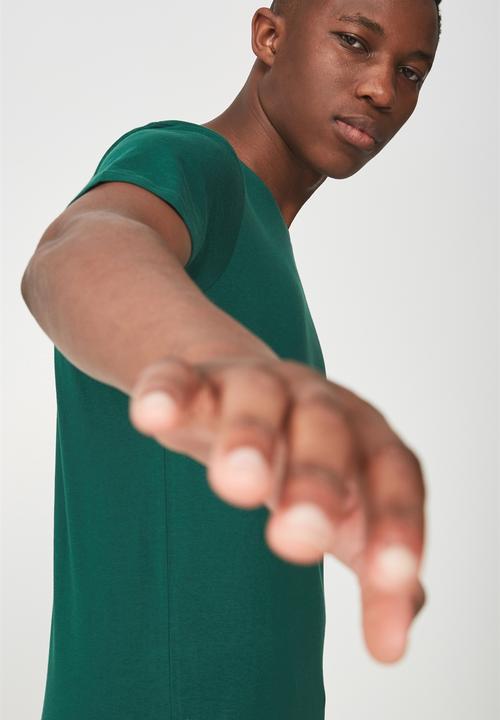 Cotton On - Essential crew neck tee - green