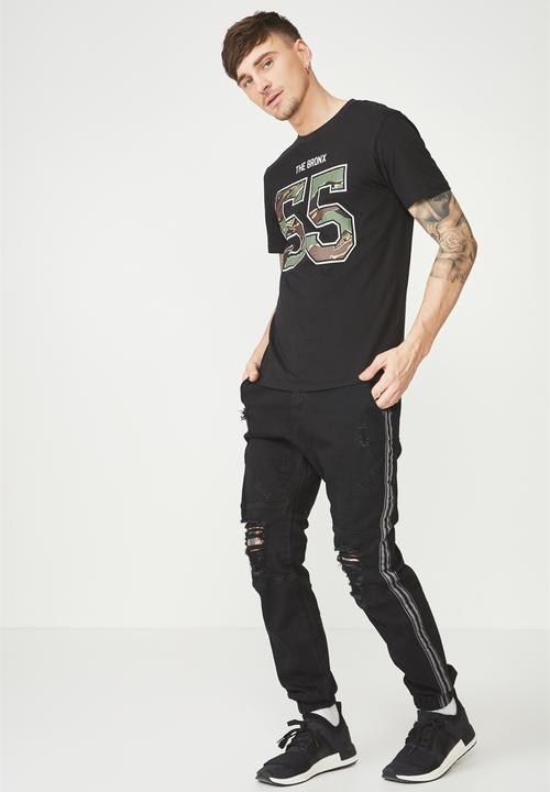 Cotton On - Active graphic tee - black