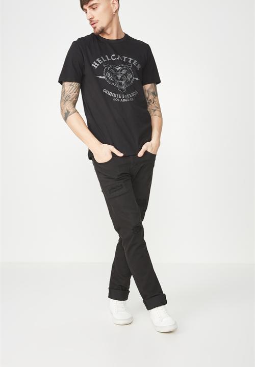 Cotton On - Active graphic tee - black