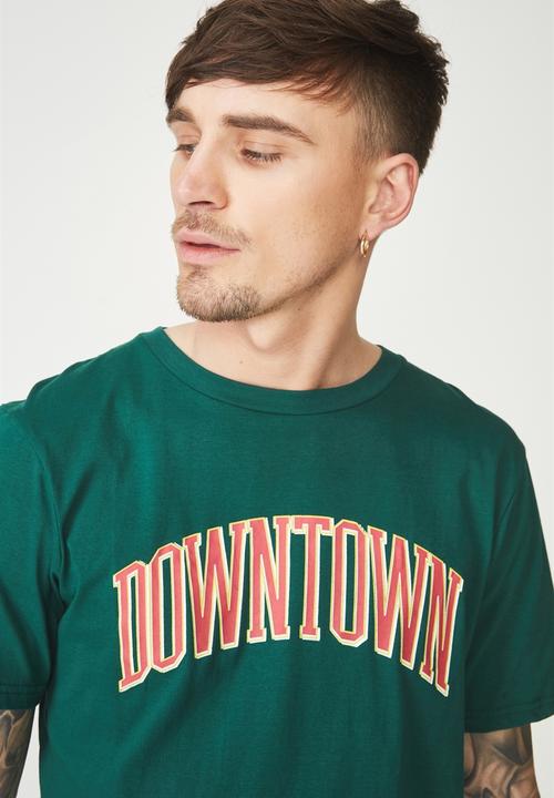 Cotton On - Active graphic tee - green