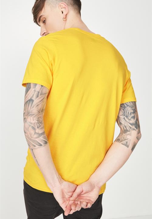 Cotton On - Active graphic tee -  yellow