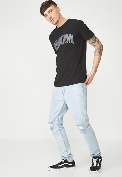 Cotton On - Active graphic tee - black