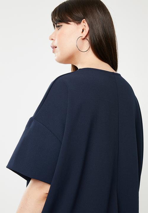 STYLE REPUBLIC PLUS - Oversized blouse - navy