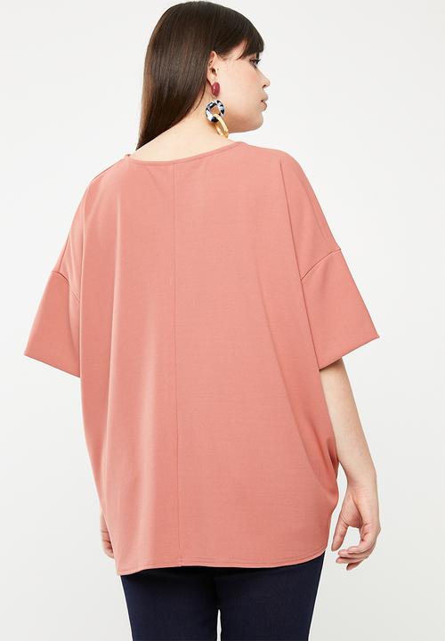 STYLE REPUBLIC PLUS - Oversized blouse - peach