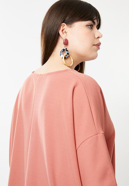 STYLE REPUBLIC PLUS - Oversized blouse - peach