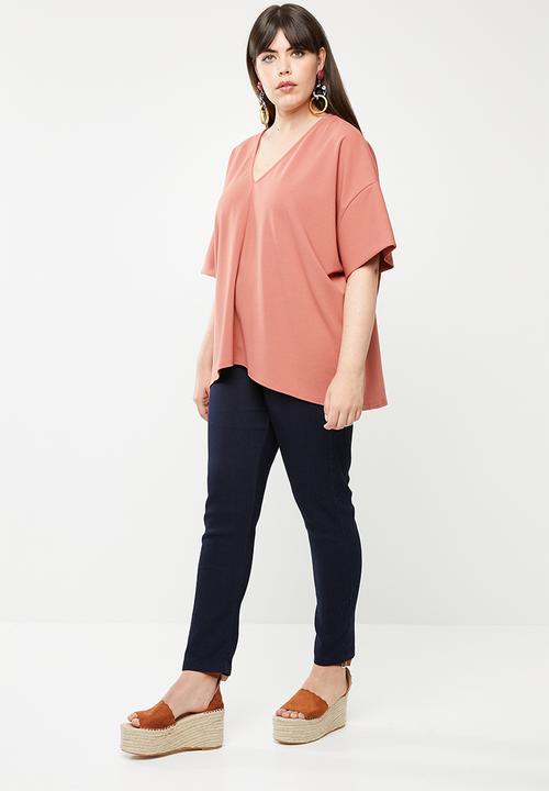 STYLE REPUBLIC PLUS - Oversized blouse - peach