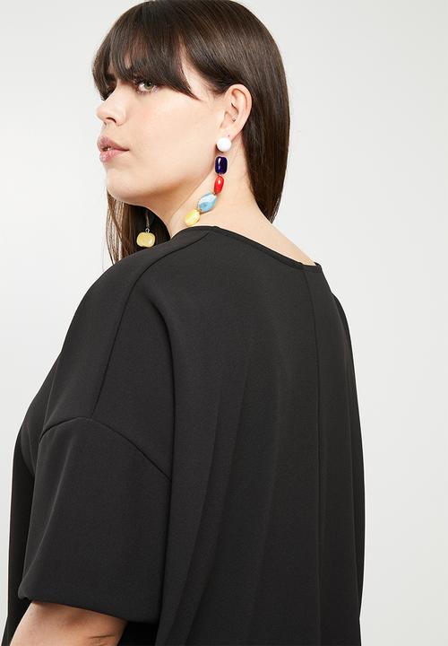 STYLE REPUBLIC PLUS - Oversized T-shirt - black