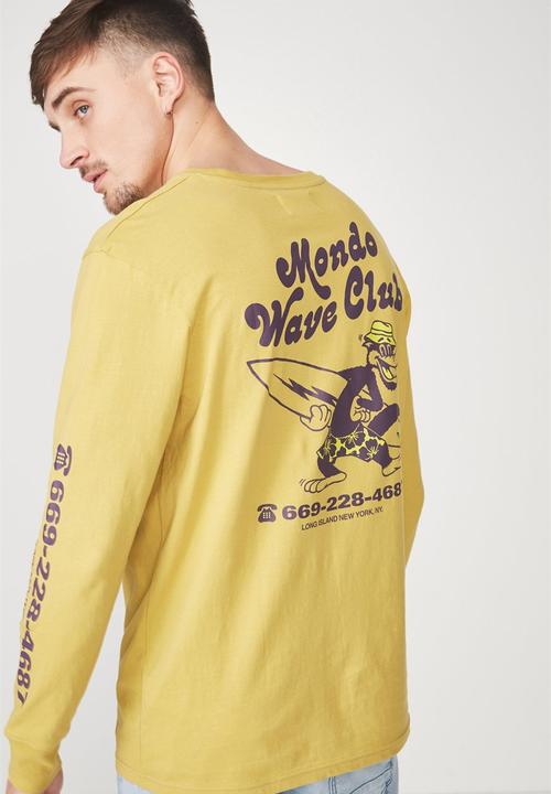 Cotton On - Tbar tee - yellow