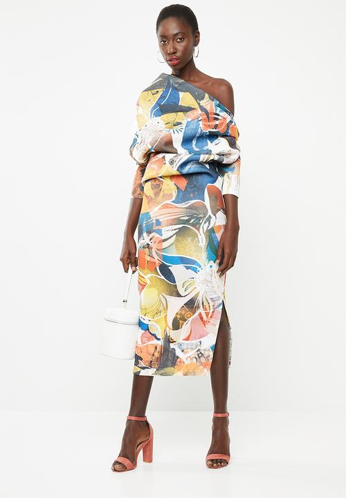 DAVID by David Tlale - Makeba spectacular dress - multi-colour