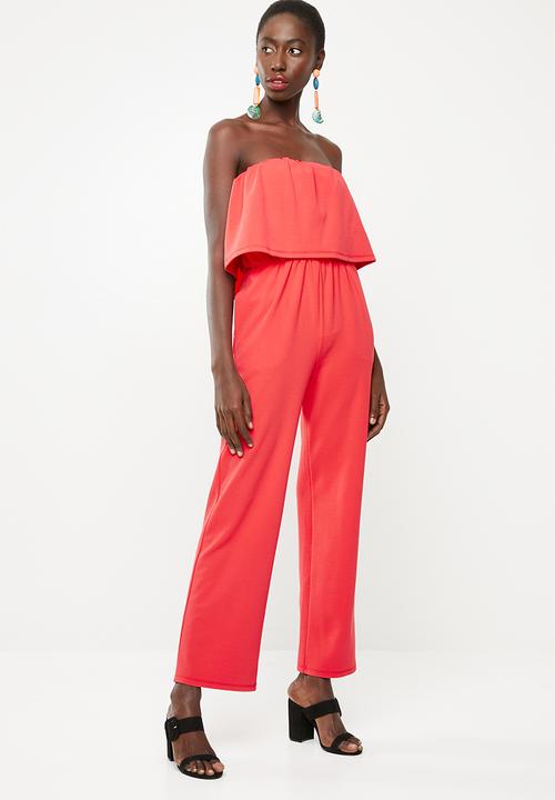 STYLE REPUBLIC - Bardot Jumpsuit - pink