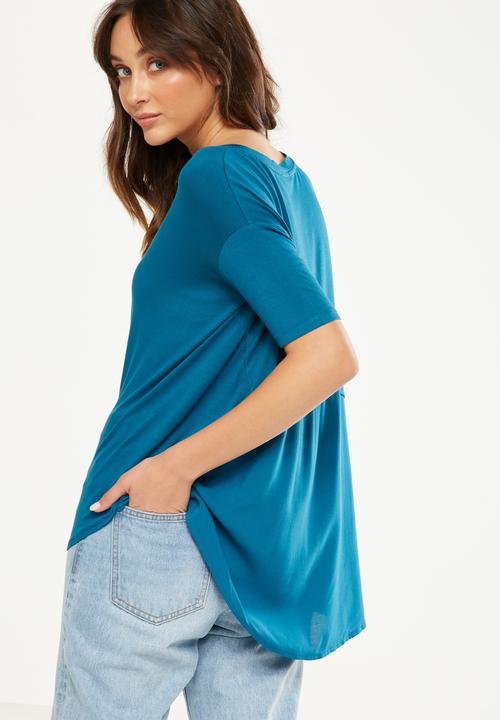Cotton On - Lara spliced summer top - blue