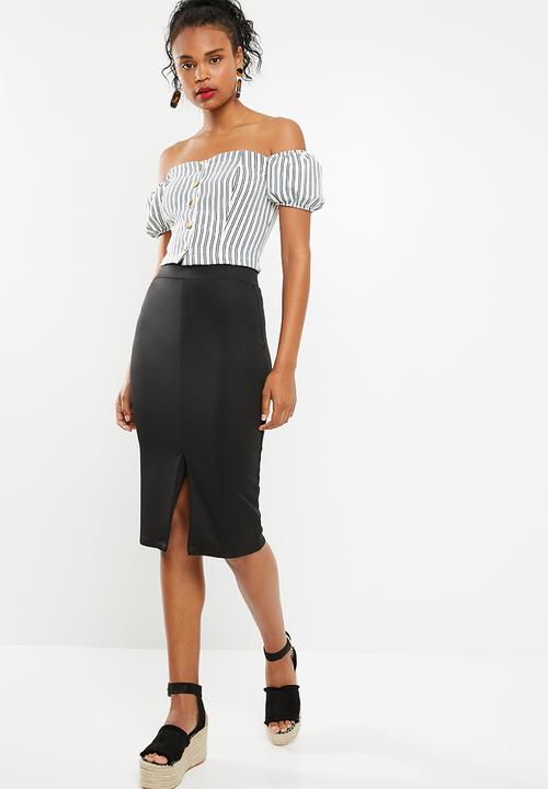 Superbalist - Midi bodycon skirt - black