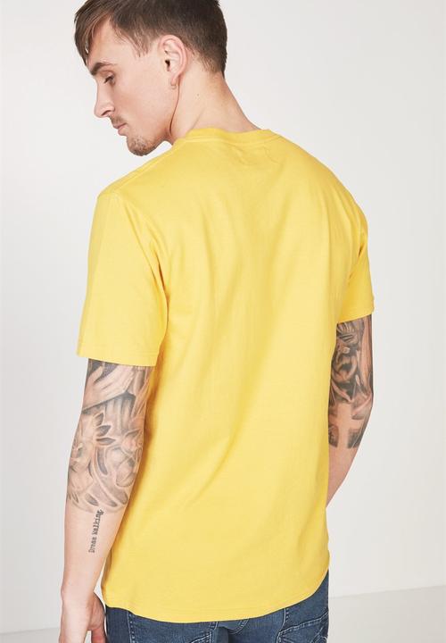 Cotton On - Tbar tee - yellow 