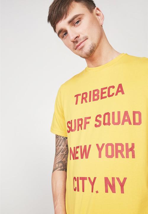 Cotton On - Tbar tee - yellow 