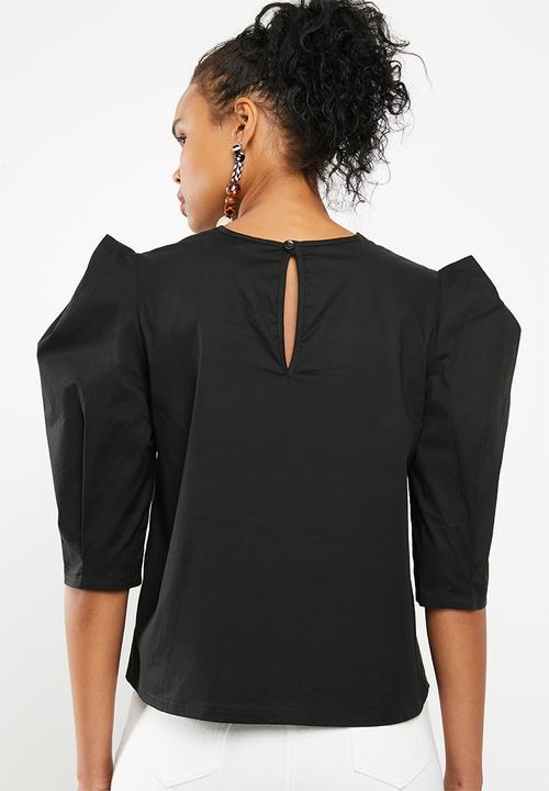 Superbalist - Structured blouse - black