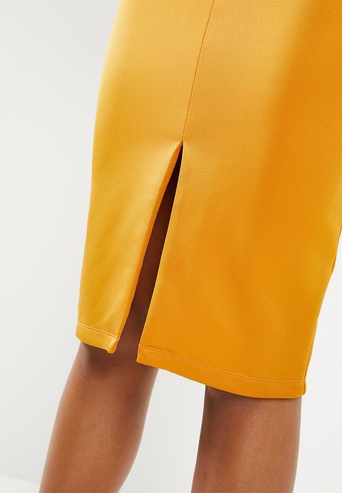 Superbalist - Midi bodycon skirt - yellow