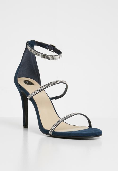 Footwork - Diamante heel - blue