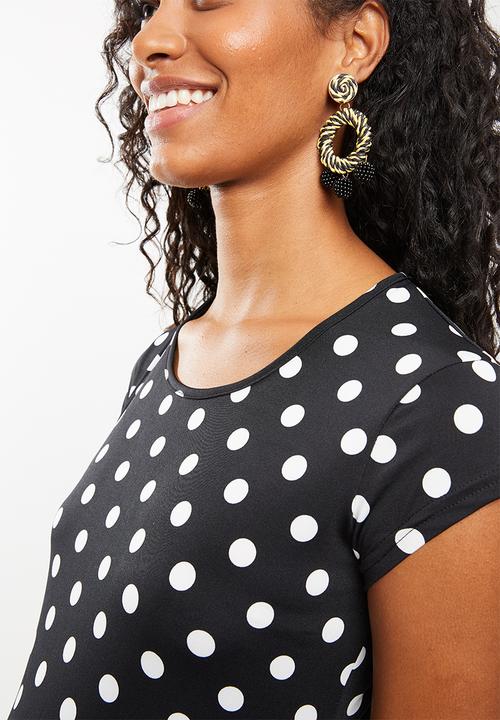 edit Maternity - Fit and flare dress - black