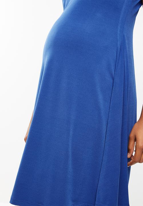 edit Maternity - Fit and flare dress - blue