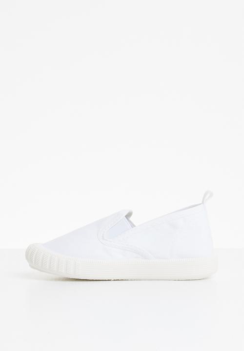 Pop Candy - Canvas slip on - white
