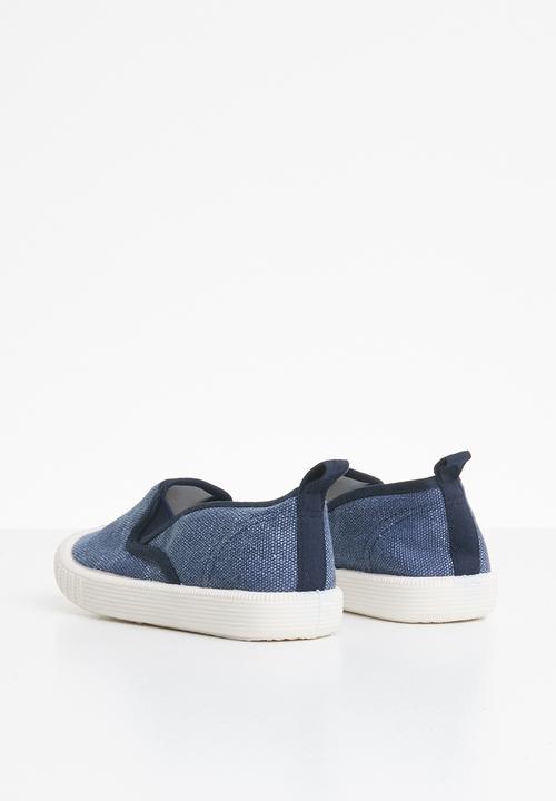 Pop Candy - Canvas slip on - navy