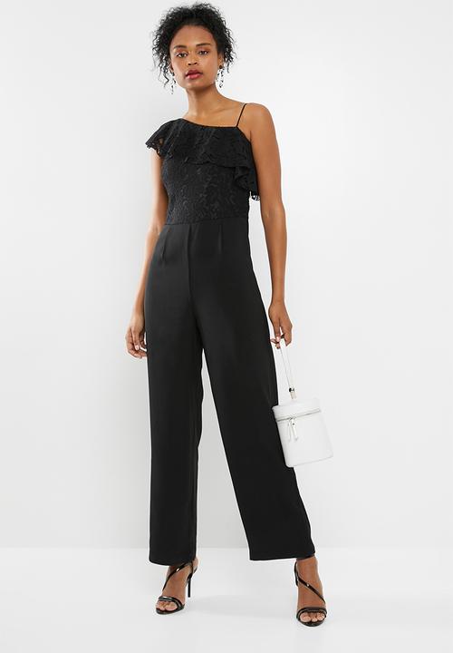ONLY - Joelene lace jumpsuit - black