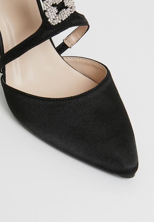 Plum - Embellished cut-out courts - black