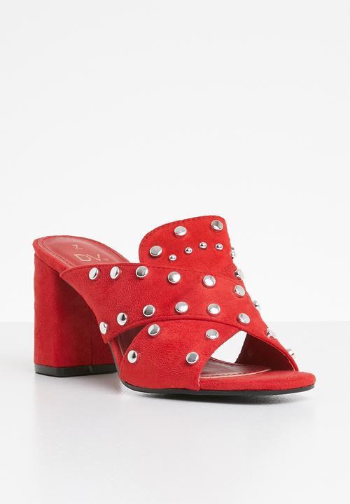 Dolce Vita - Bellagio studded mules - red