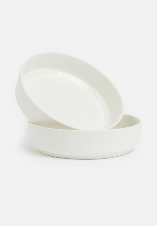 Urchin Art - Kiki tapas bowl set of 2 - white