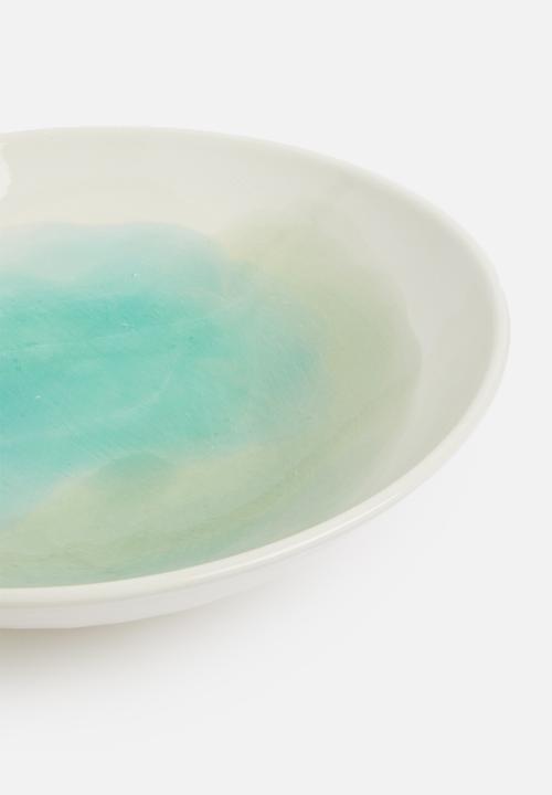 Urchin Art - Morandi serving bowl - washed blue
