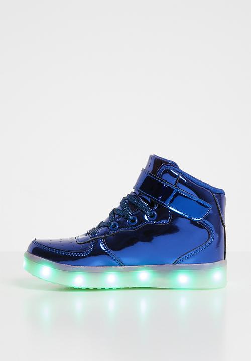 Pop Candy - High top light up sneaker - blue