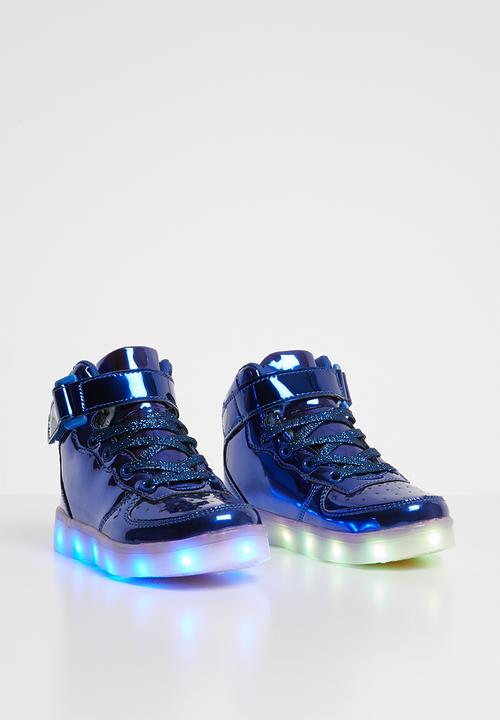 Pop Candy - High top light up sneaker - blue