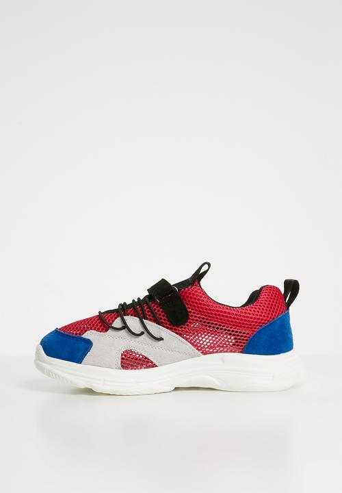 Pop Candy - Suede mesh sneaker - multi