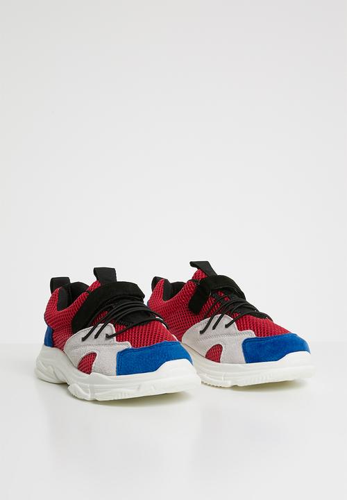 Pop Candy - Suede mesh sneaker - multi