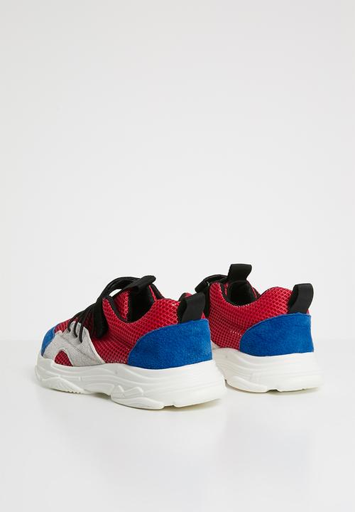 Pop Candy - Suede mesh sneaker - multi