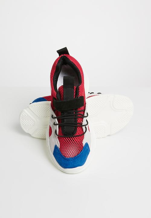 Pop Candy - Suede mesh sneaker - multi