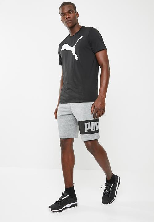 PUMA - Active big logo tee - black
