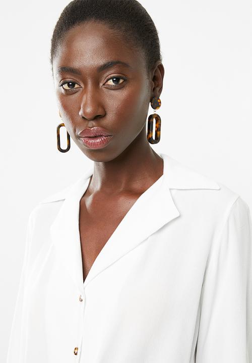 Superbalist - Tie front shirt - white