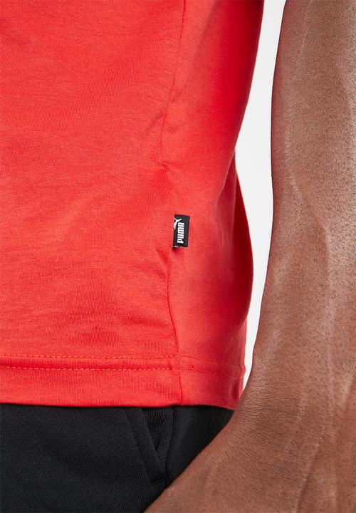 PUMA - Ess logo tee - red