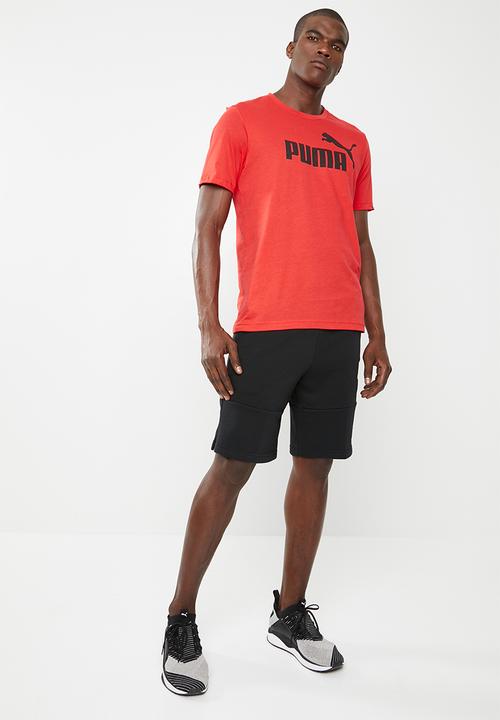 PUMA - Ess logo tee - red
