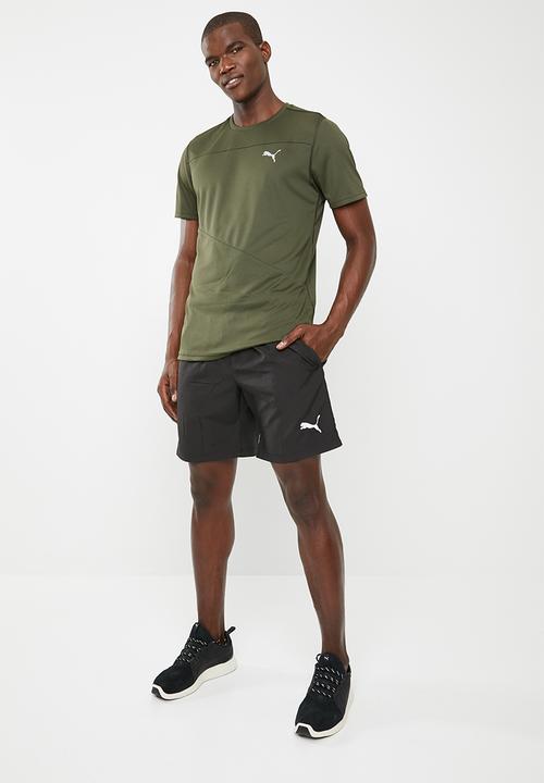 PUMA - Forever faster woven shorts - black & white