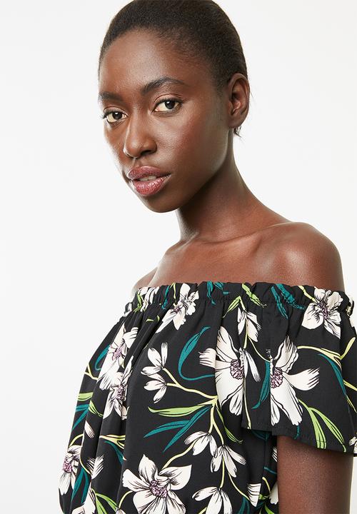 Superbalist - Blouson blouse - black floral