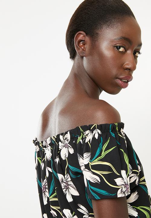 Superbalist - Blouson blouse - black floral