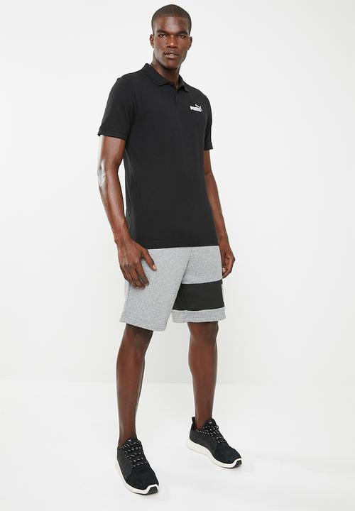 PUMA - Ess pique polo - black