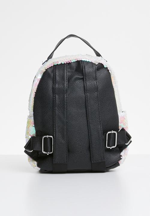 Pop Candy - Sequin backpack - white & pink